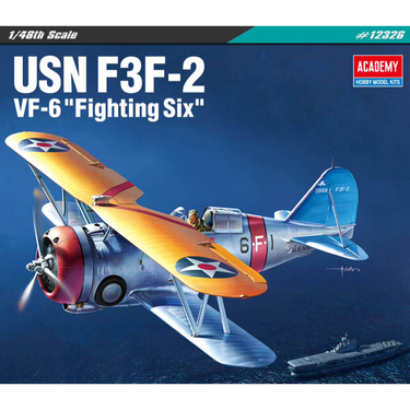Academy 12326 1/48 USN F3F-2 VF-6